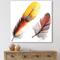 Designart - Colourful Boho Feathers IV - Bohemian & Eclectic Canvas Wall Art Print